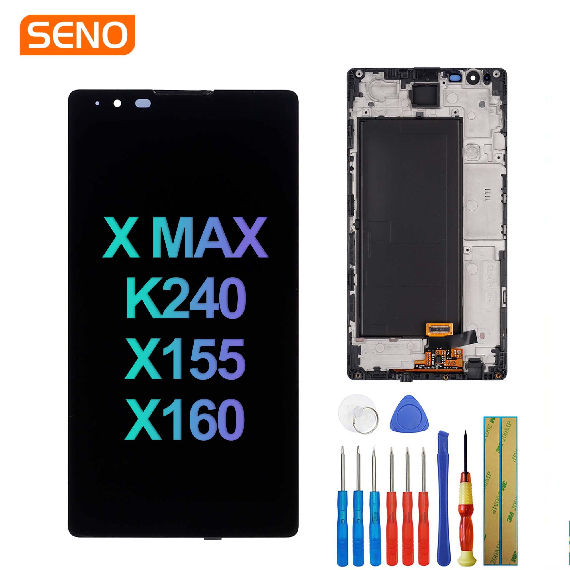 Factory Wholesale Mobile Phone Lcd Screen Display for LG ZONE 4 ZERO X CAM X MAX X SCREEN K580 Display Touch Screen Replacement