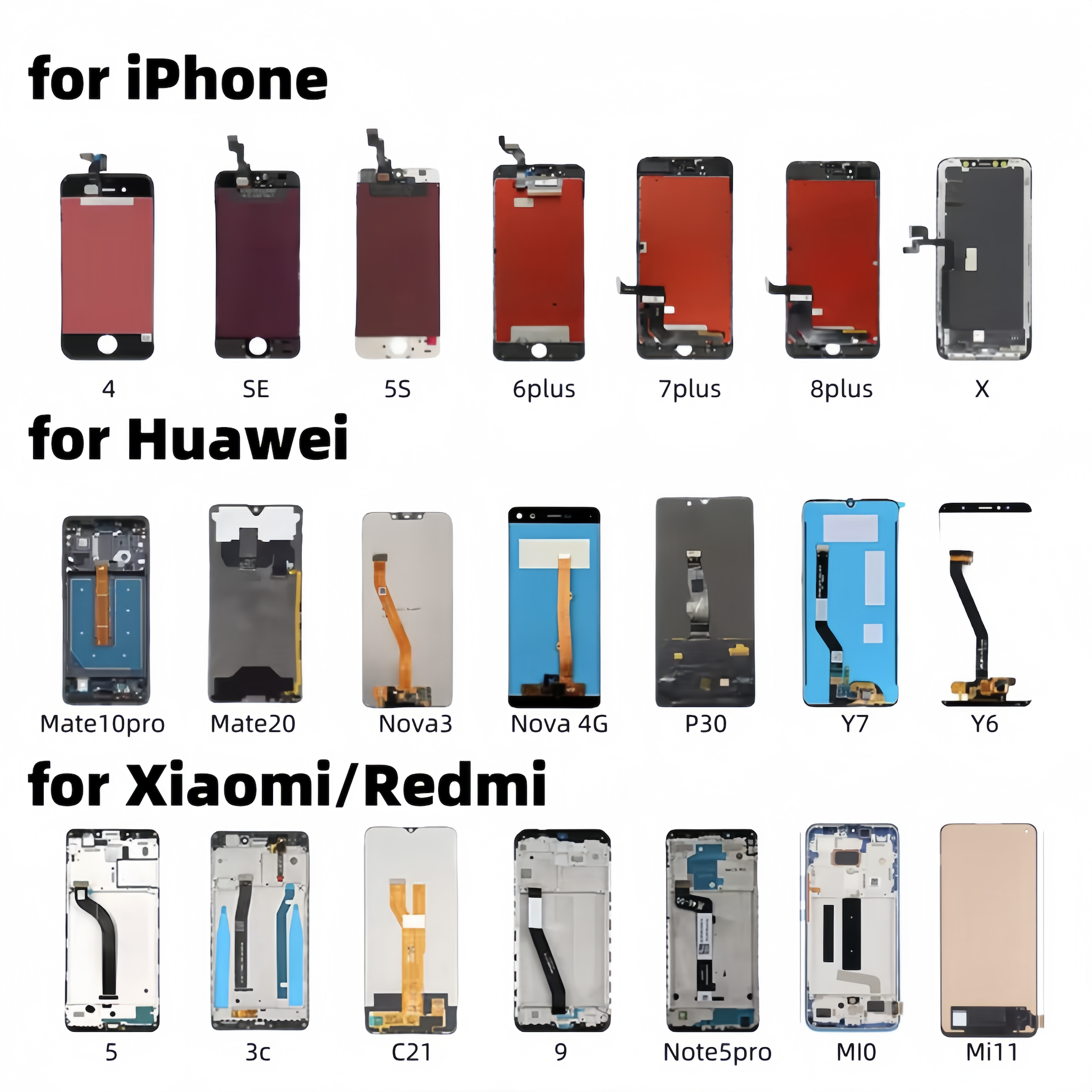 Factory display Mobile Phone Lcd touch Screen for samsung A21 A21s replacement phone screen original sale