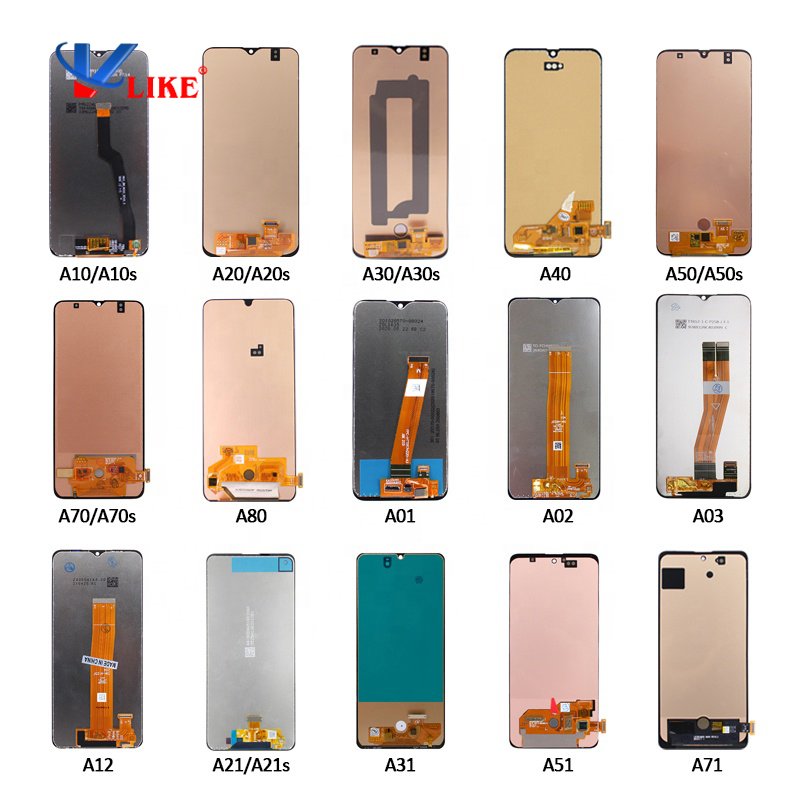 Mobile Phones LCDs for Samsung Galaxy A10 A12 A20 A21 A30 A40 A50 A51 A70 A71 Lcd display touch screen For Samsung service pack
