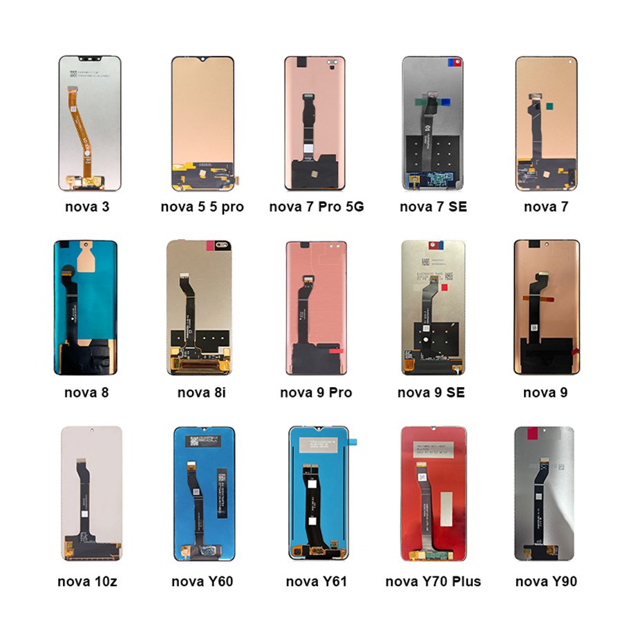 New Products Lcd Touch Screen Replacement Mobile Phone Digital Display For Huawei nova 3i 5T 6 7 Pro 8 9 SE 11i nova Y61 Y90