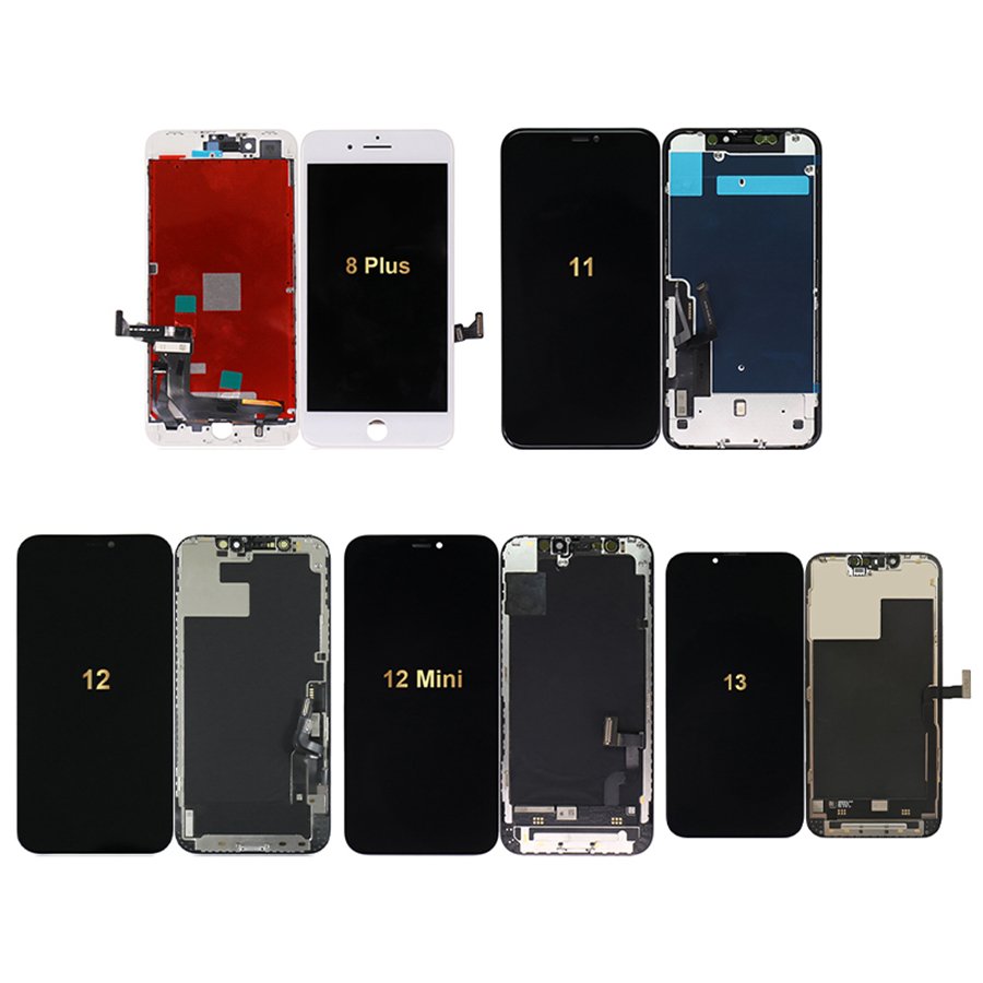 Mobile Phone LCD For 5 6 6S 7 8 Plus Display Oem Replacement Display For iPhone 11 12 13 14 Pro Max SE 3 2020 2022 Screen Touch