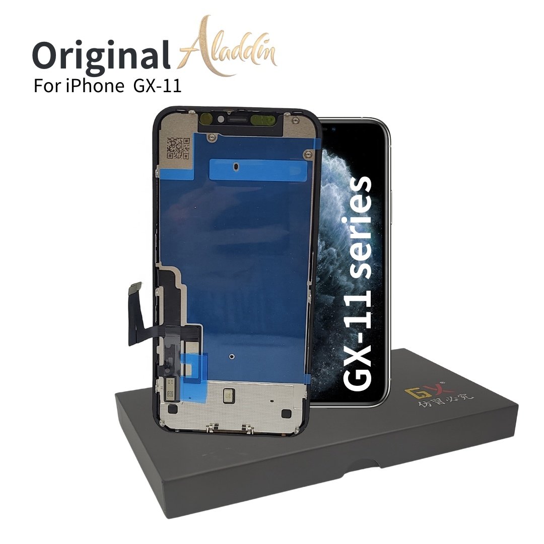 New Original Phone parts LCD GX 11 Oled for iPhone 11 Apple Mobile Phone LCD Repairment Part with service pack box
