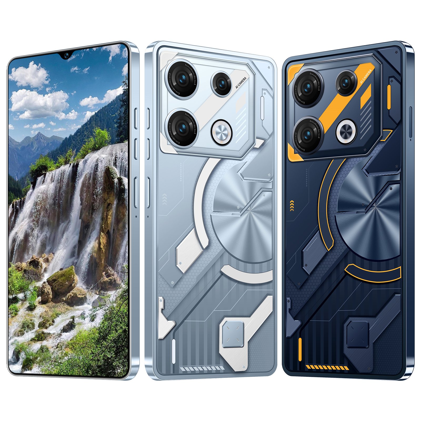 2023 New GT10 Pro Smartphones gaming Octa Core Big Battery 16GB+1TB 7.3Inch FHD Android 13 Mobile Phone cellphones