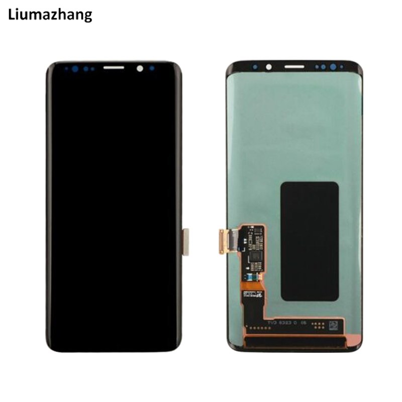 Original Super AMOLED Mobile Phone LCD For Samsung Galaxy S9 Plus G9650 G965U G965F Display Screen With Digitizer