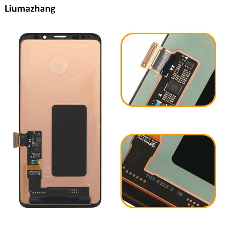 Original Super AMOLED Mobile Phone LCD For Samsung Galaxy S9 Plus G9650 G965U G965F Display Screen With Digitizer