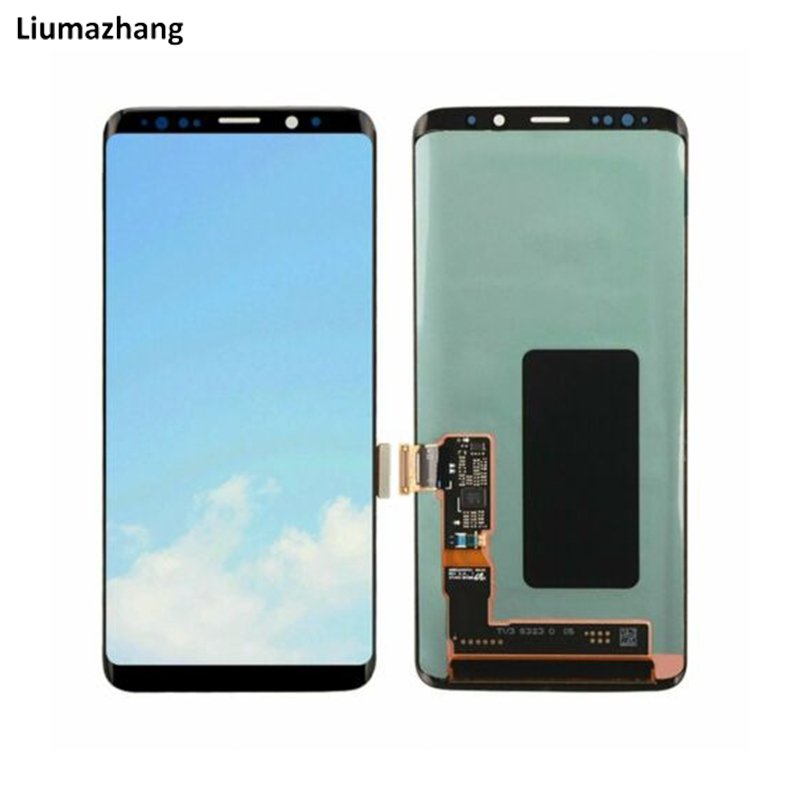 Original Super AMOLED Mobile Phone LCD For Samsung Galaxy S9 Plus G9650 G965U G965F Display Screen With Digitizer