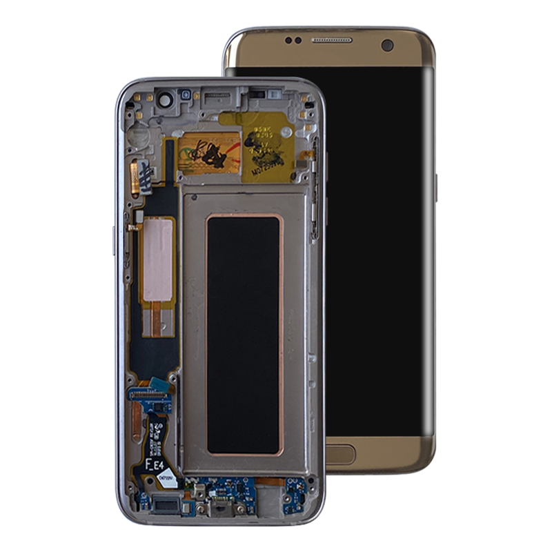 Wholesale Mobile Phone LCD Touch Screen For Samsung G935 S7 edge LCD Display With Frame For Samsung S7 Edge LCD