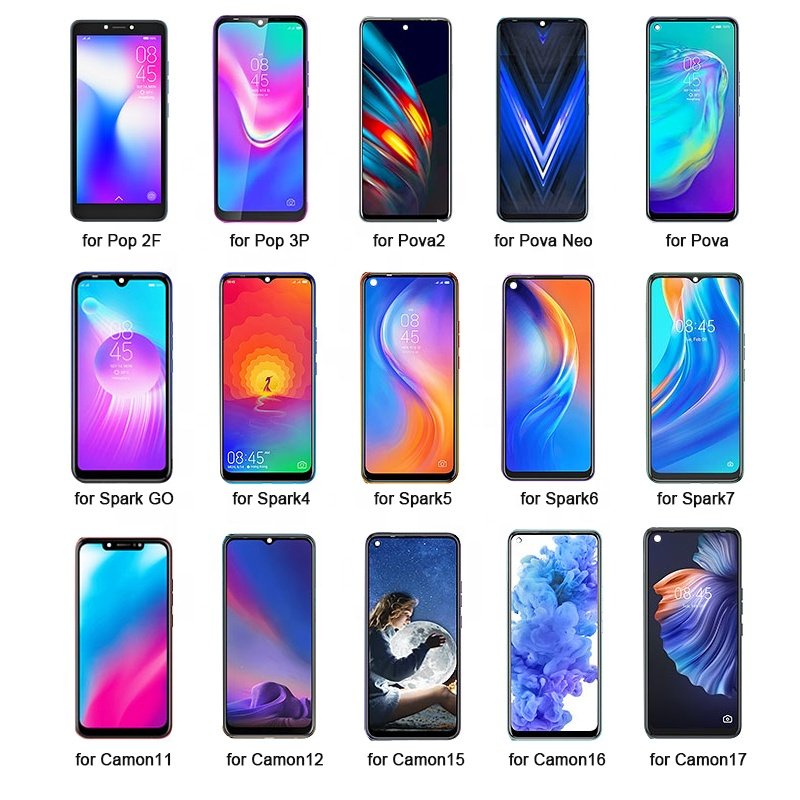 Mobile Phone LCD Screen for Tecno Camon 15 CD7 for Infinix KD7 Spark 5 Hot 9 Spark 5 Pro X655 X656 LCDs Touch Display Assembly