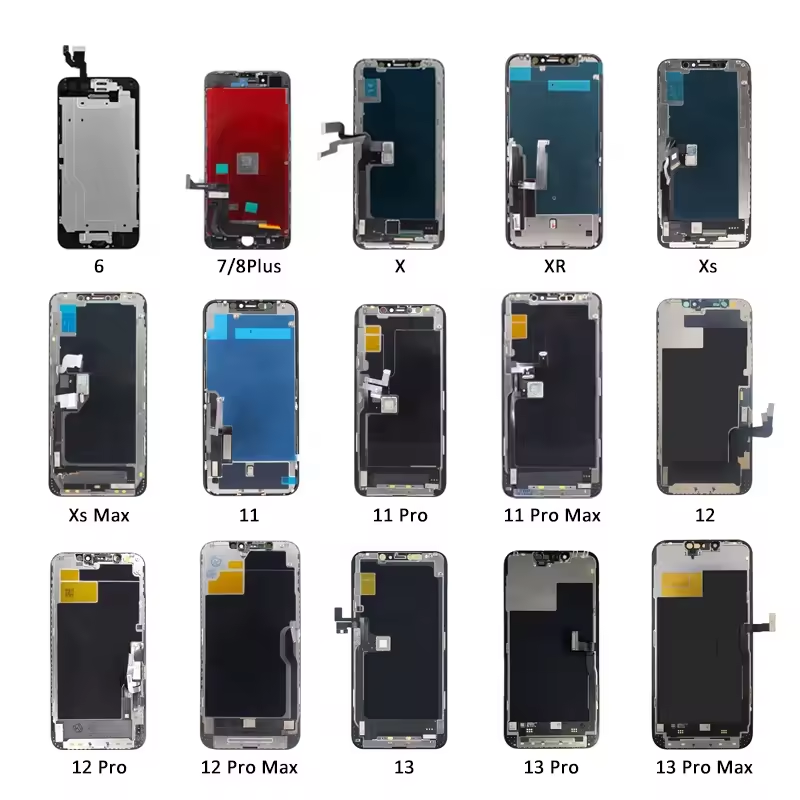 Mobile Phone LCDs ZY INCELL for iPhone X Xs XR Xs Max 11 12 13 14 Pro Max Pantalla de alta calidad para iPhone