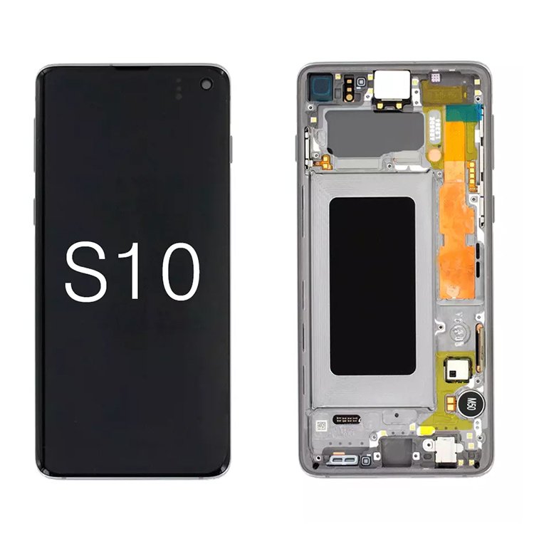 Mobile Phone Lcds Touch Screen Replacement Led Display For Samsung S7 S8 S9 S10 S20 S21 Note 8 9 10 20 Ultra With Frame
