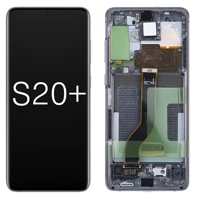 Mobile Phone Lcds Touch Screen Replacement Led Display For Samsung S7 S8 S9 S10 S20 S21 Note 8 9 10 20 Ultra With Frame