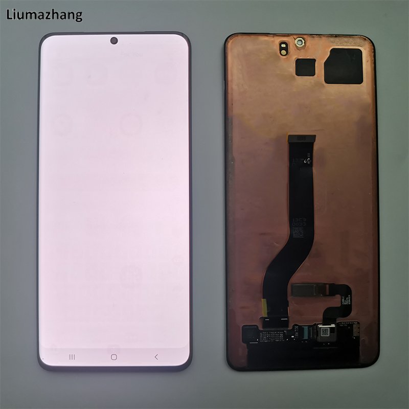 Original Super AMOLED Mobile Phone LCDS For Samsung Galaxy S20 Plus Display Touch Screen Assembly With burn marks