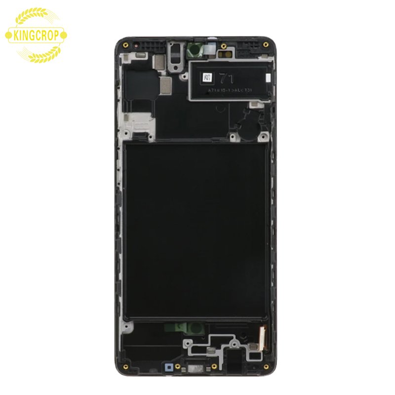 Super Amoled For Samsung Galaxy A71 A715 Mobile Phone LCD,For Galaxy A71 5G A716 Screen,For Samsung A71 Display With Frame Parts