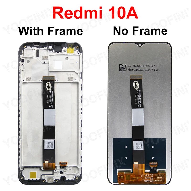 For Xiaomi Redmi 10 LCD 21061119AG Display Touch Screen Digitizer For Redmi 10A 220233L2I LCD Redmi 10C 220333QL Replace Parts