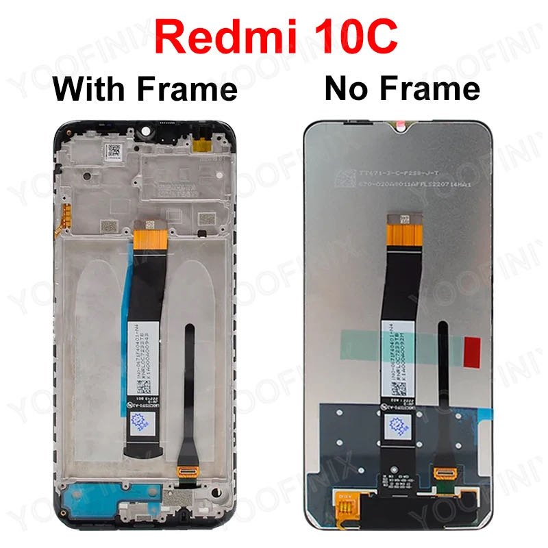 For Xiaomi Redmi 10 LCD 21061119AG Display Touch Screen Digitizer For Redmi 10A 220233L2I LCD Redmi 10C 220333QL Replace Parts