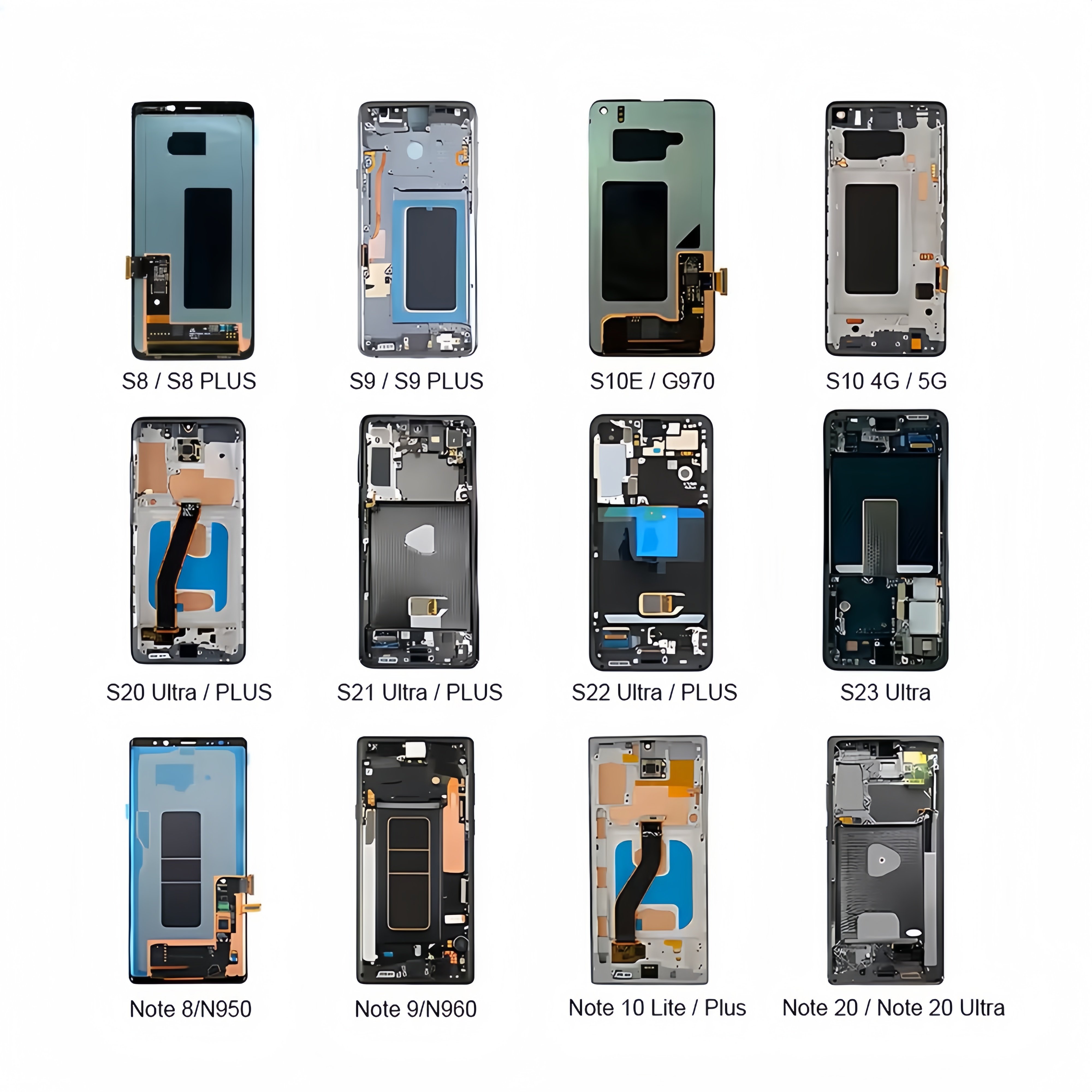 for Samsung Note 10 plus lcd replacement screen Mobile Phone Lcds for Samsung Galaxy Note 10 plus display Pantalla note 10+ lcd