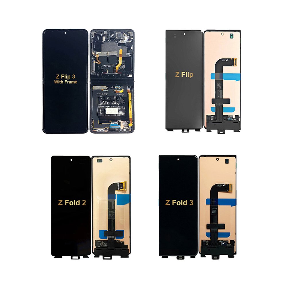Factory Price Wholesale LCD Screen Replacement For Samsung Z Flip 3 With Frame Z Flip Z Fold 2 3 Display Screen Oled