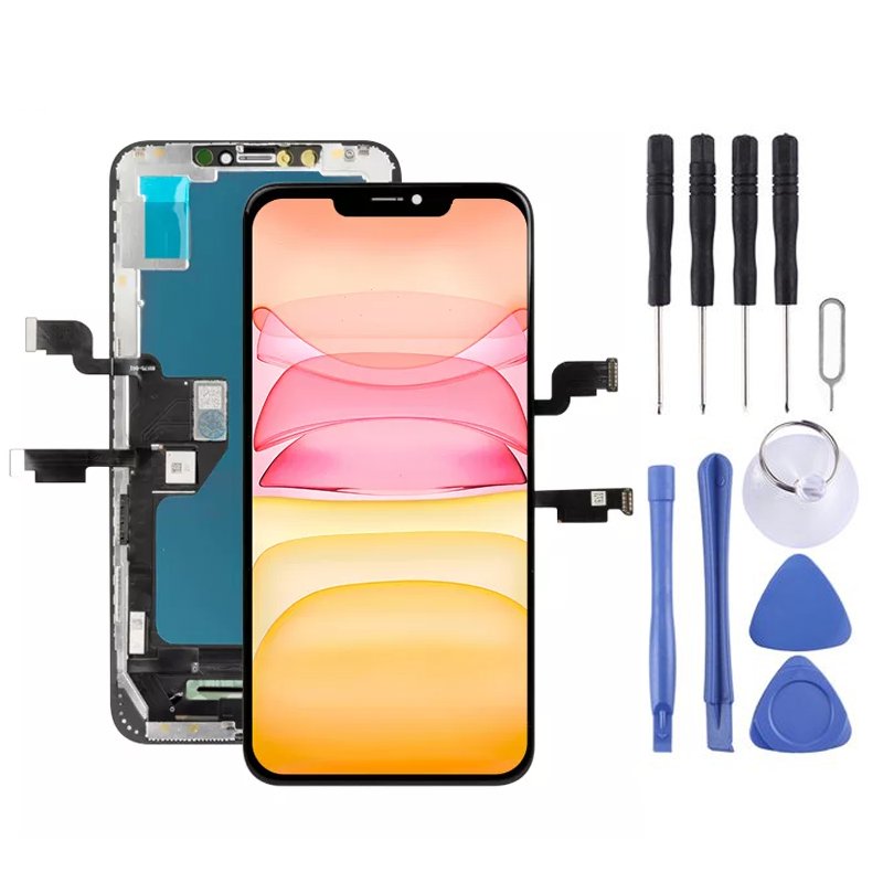 Best Quality Mobile Phone INCELL Hard Soft Oled Display LCD With Touch Screen For iPhone 5 6 7 8 Plus X XS Max XR 11 12 Pro Max