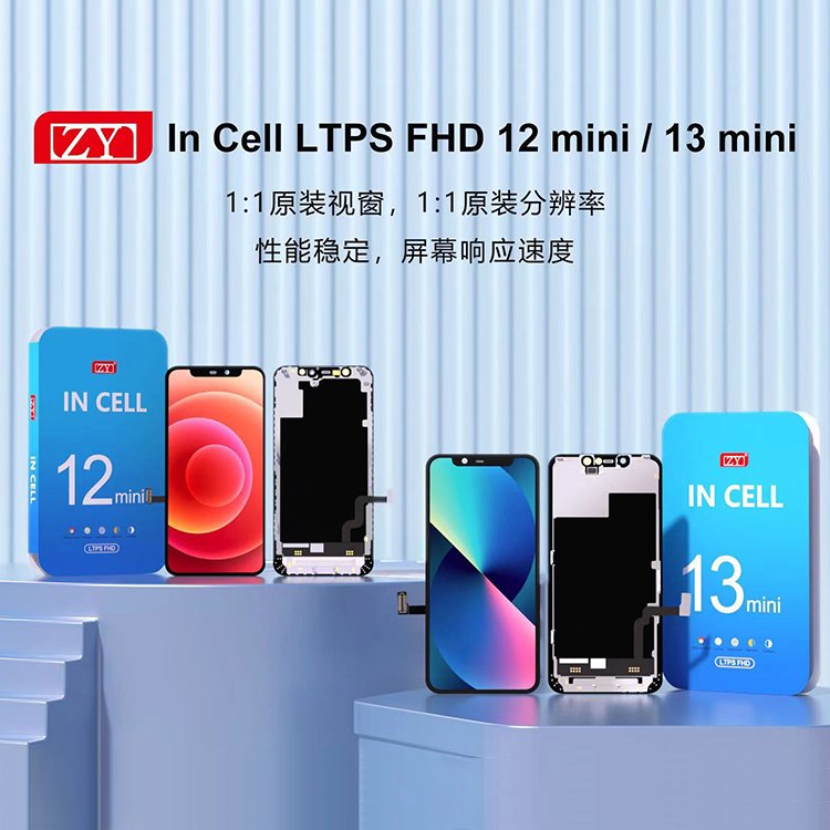 Mobile Phone LCDs ZY INCELL lcd for iPhone X Xs XR Xs Max 11 12 13 14 Pro Max lcd display screen for iPhone pantalla 100% Tested