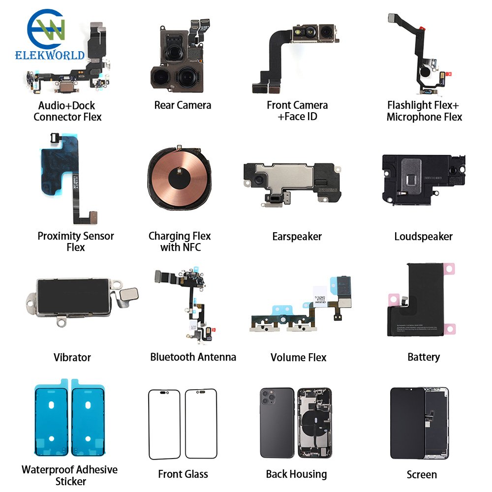Factory Wholesale Mobile Phones LCD Screen EBR Incell for iPhone X XR XS Max 11 12 13 14 Plus Lcd Screen Display Replacement