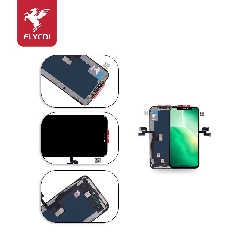 FLYCDI LCD Screen For iPhone 11 12 13 14 Pro Max Replacement Digitizer Touch Screen For iPhone X Xr Xs Se 6 7 8 Plus Display Lcd