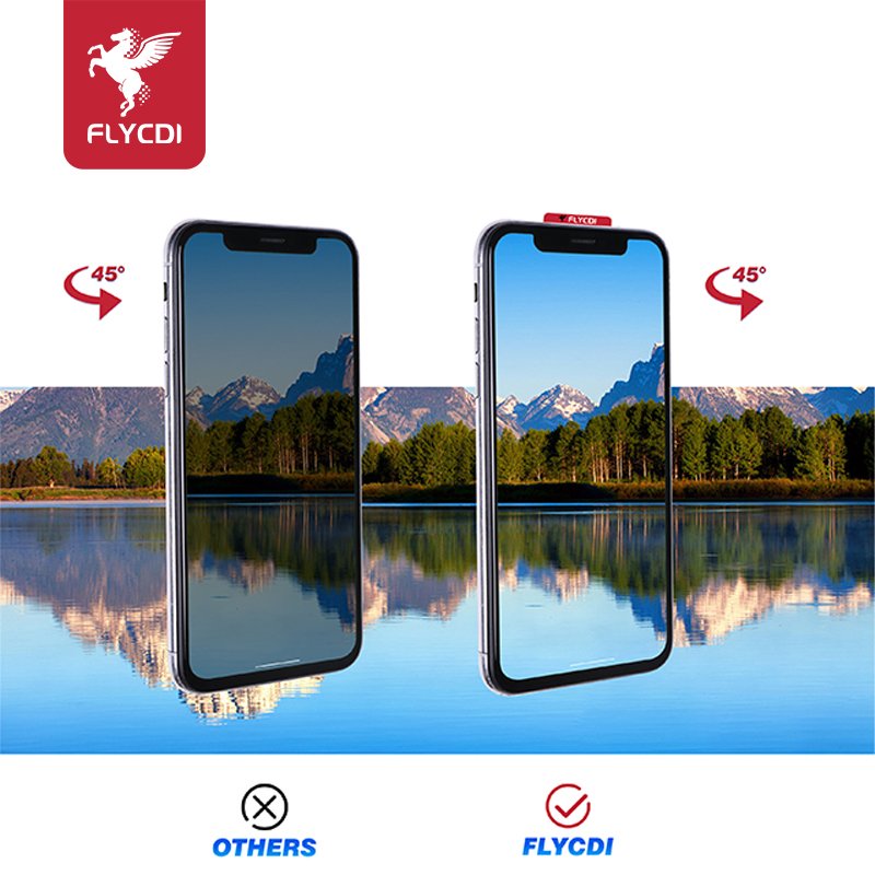 FLYCDI LCD Screen For iPhone 11 12 13 14 Pro Max Replacement Digitizer Touch Screen For iPhone X Xr Xs Se 6 7 8 Plus Display Lcd