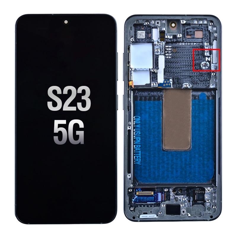 Mobile Phone LCD Screen for Samsung S23 5G LCD Screen Replacement Touch Screen Panel for Samsung Galaxy S23 5G Display