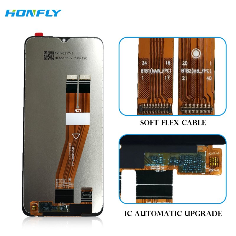 Honfly 6.5" Wholesales mobile phone lcd For samsung a03s lcd touch display