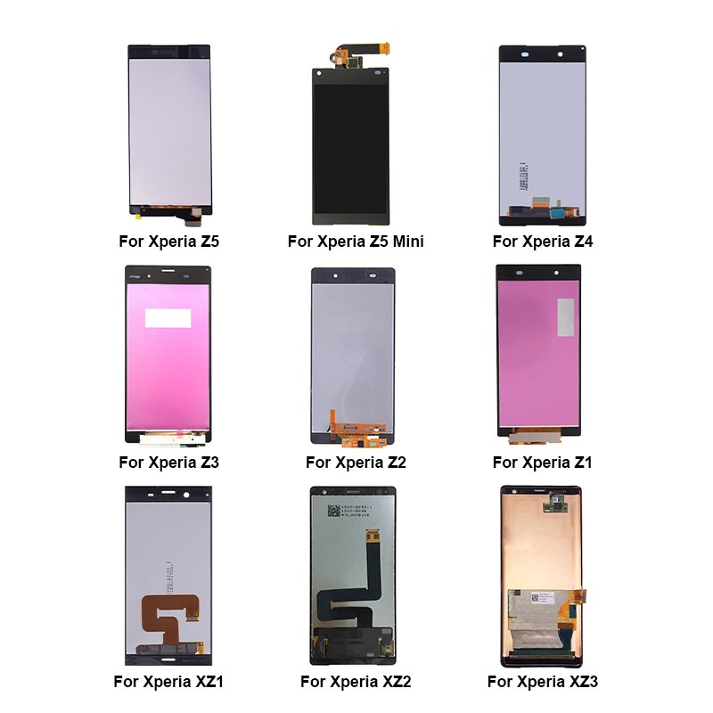 Original LCD For Xperia XA XA1 XA2 XZ XZ1 XZ2 XZ3 Z Z1 Z2 Z3 Z5 Mini Ultra Replacement Pantalla Oled Screen For Sony L1 L3 L4