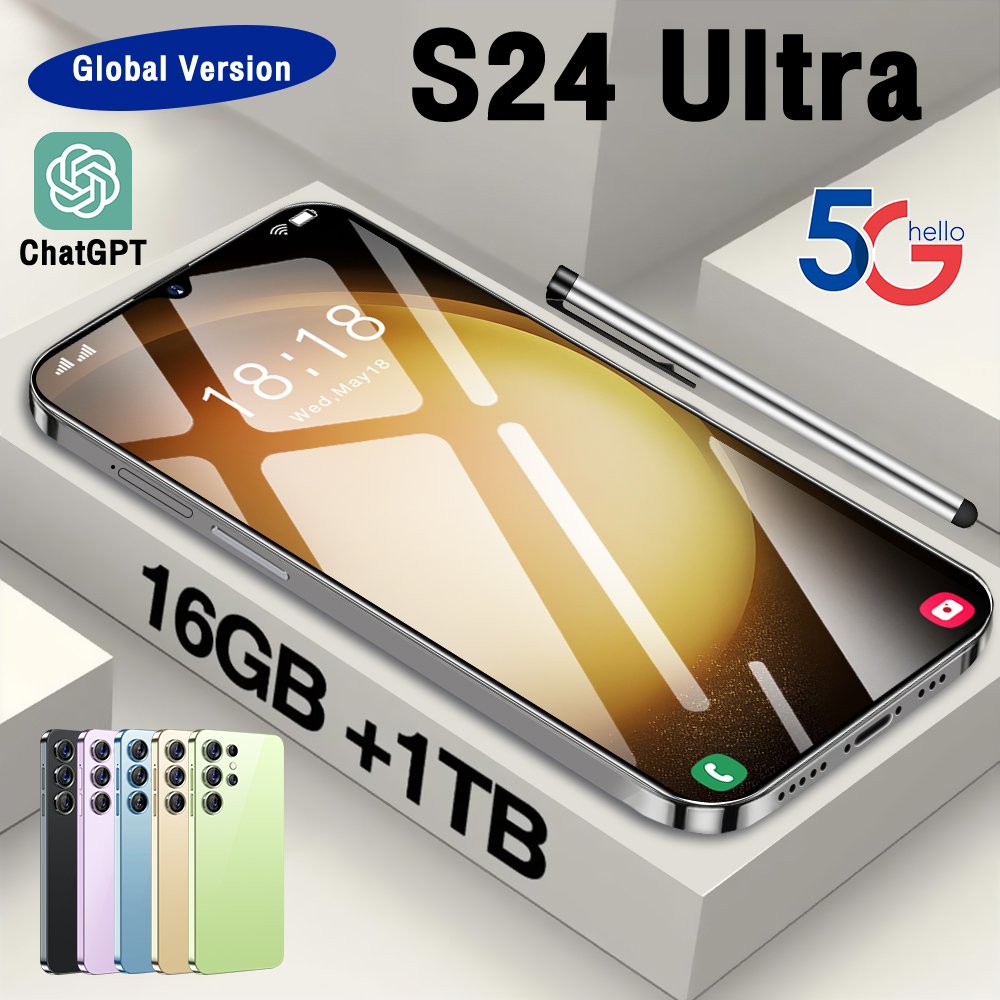 2024 Brand New Amsung Galaxay S24 Ultra Original 16G 1T 7.6in 5G Mobile Phone Android 13 Celular Telefon Cell Phone Medome S23