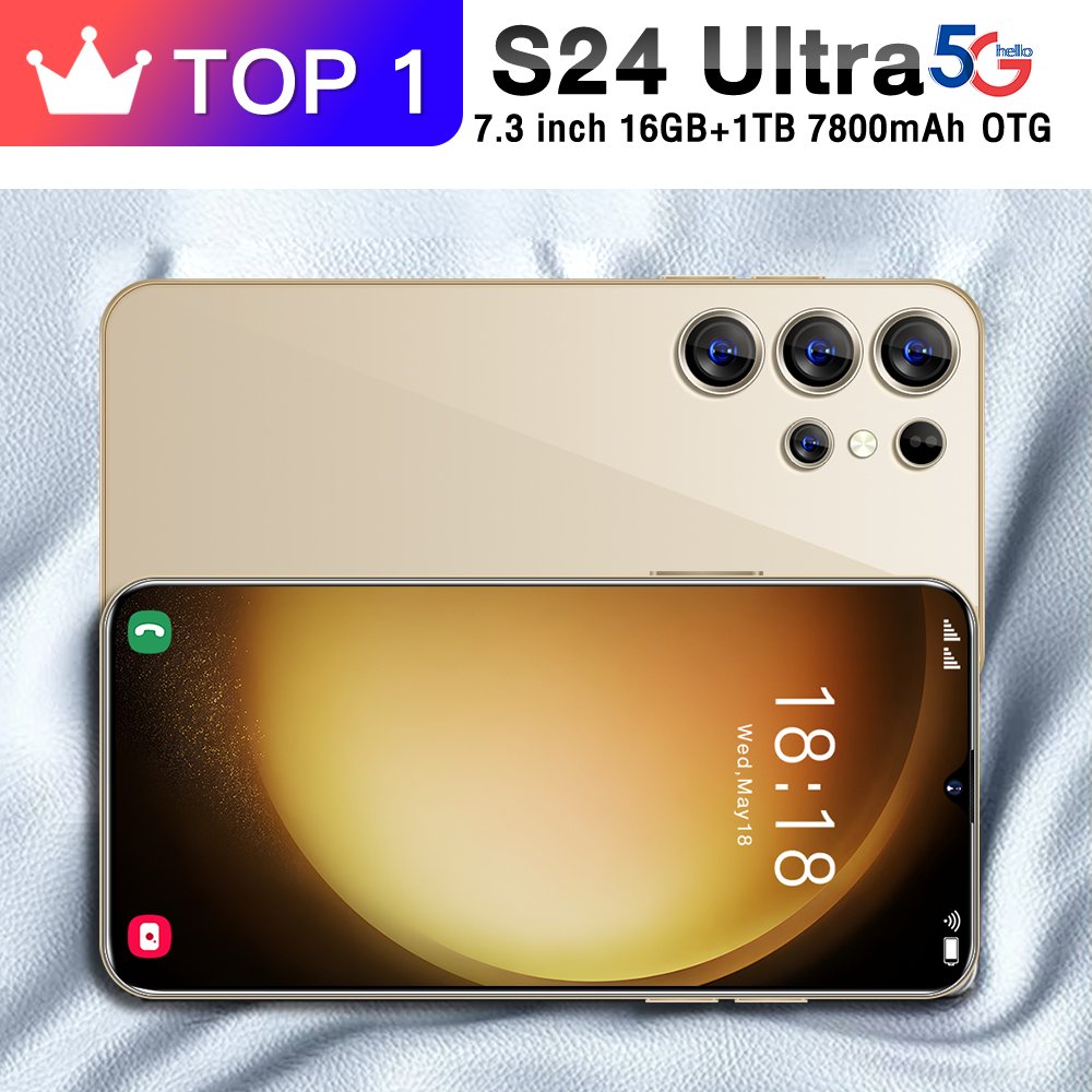 2024 Brand New Amsung Galaxay S24 Ultra Original 16G 1T 7.6in 5G Mobile Phone Android 13 Celular Telefon Cell Phone Medome S23
