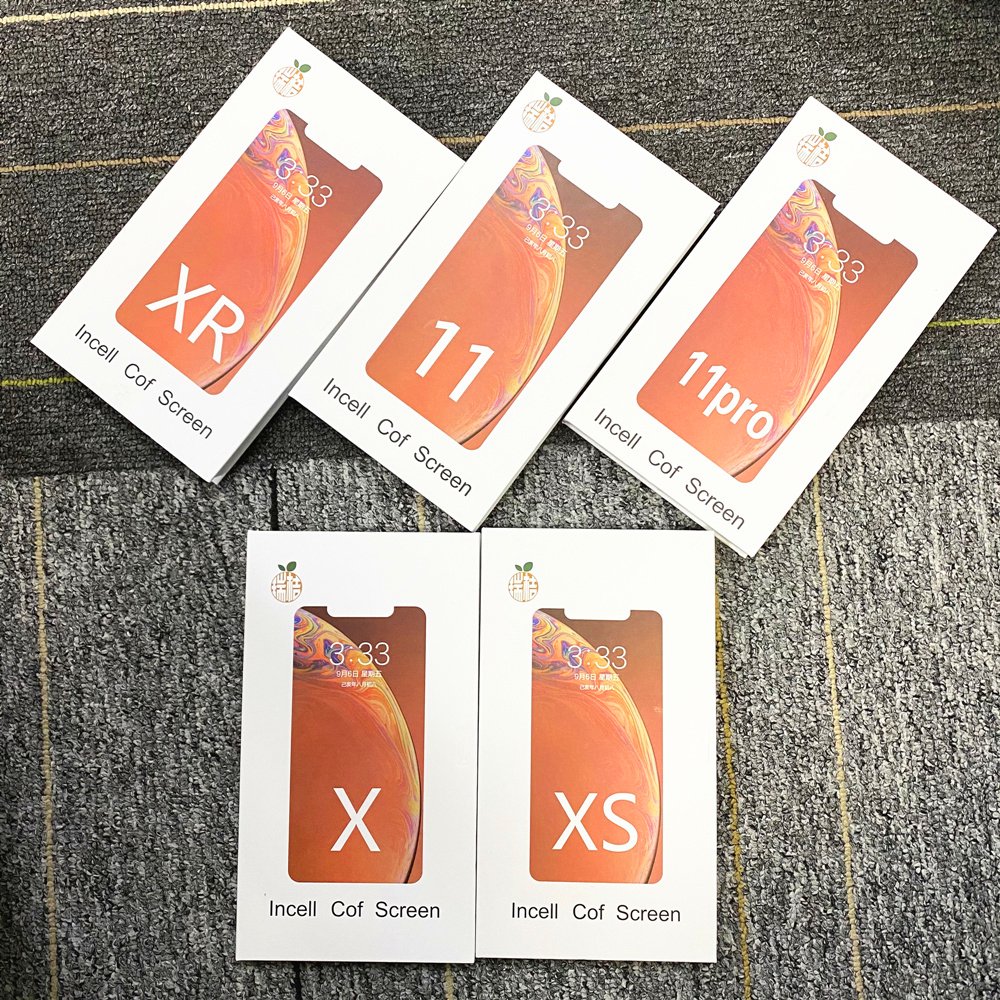 OEM GX HE.X ZY JK OLED Mobile Phone LCDs screen with touch digitizer assembly for iphone x xs xr xmax lcd screen Hard OLED 14Pro