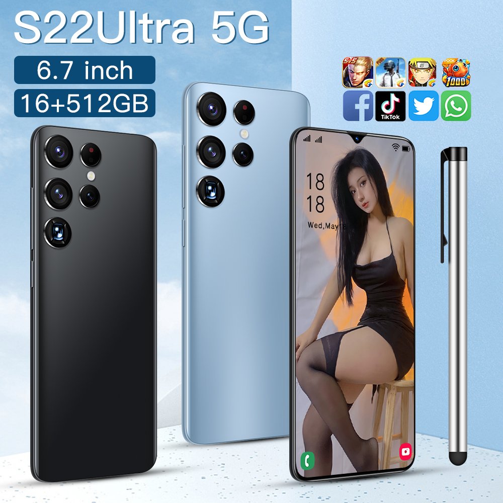 Original Galaxay Amsung S22 Ultra Medome Brand New 5G Smartphone 16G 512GB 6.7 Mobile Phone Android Celular Telefono Low Price