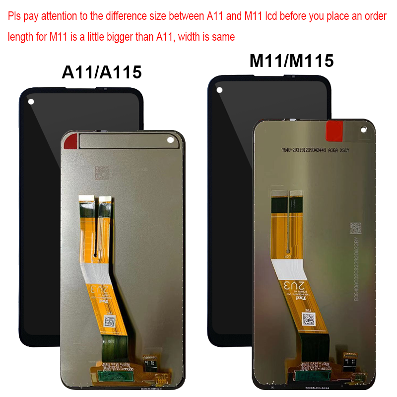 Hot Sales Mobile Phone LCDs For Samsung Galaxy M11 LCD Display Touch Screen Digitizer Assembly For Samsung M11 M115F LCD Screen