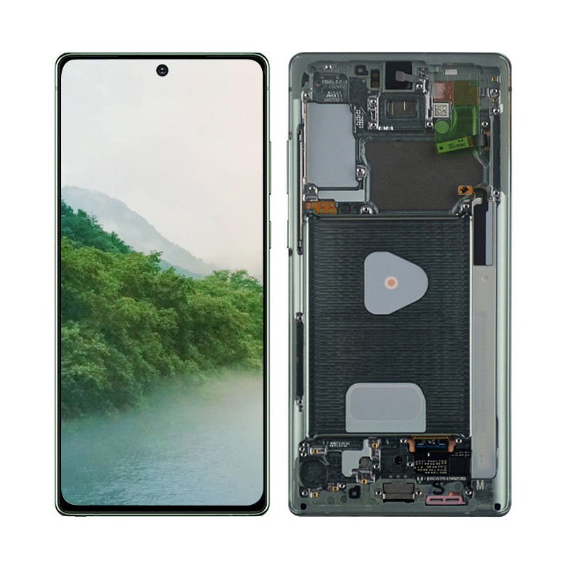 Note20 OLED Mobile Phone lcds Assembly Wholesale Screen Display LCD For Samsung Galaxy Note 20 N981 N980
