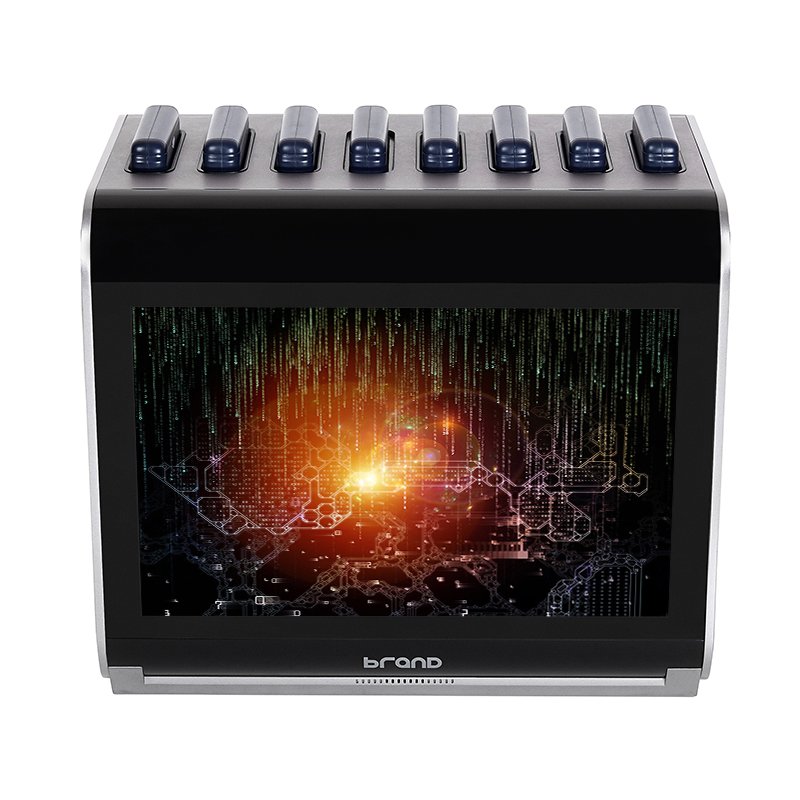 Commercial oem 5V 2A 5000mAh 8slots shared charging treasure production enterprise with 10.1inch LCD without power banks