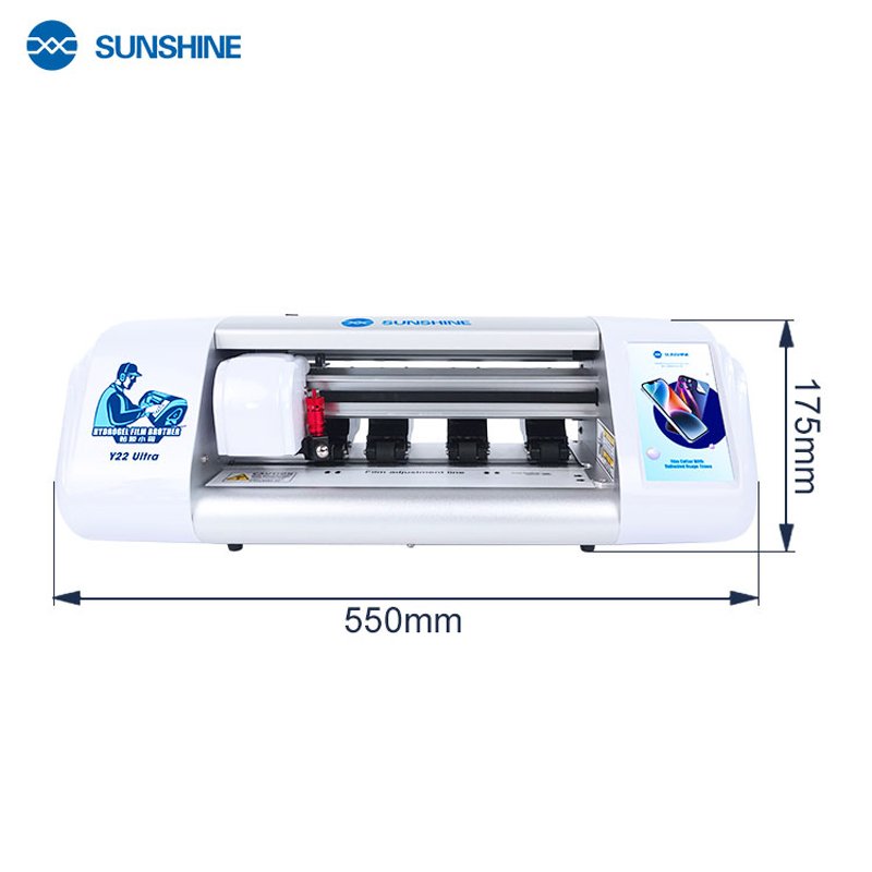 SUNSHUINE Y22 Ultra Unlimited Hydrogel Film Cutting Machine DIY Phone Screen Protector Unlocked Cutter Movies Cutter