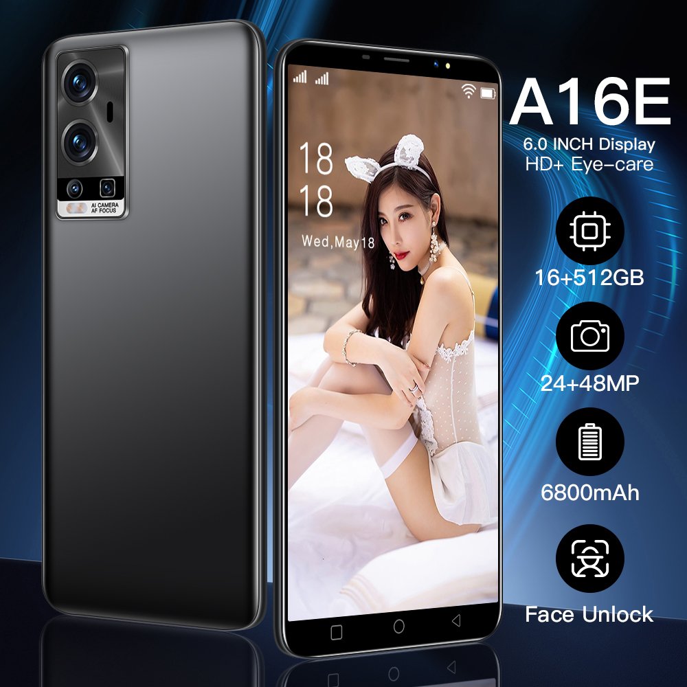 5G Smart Phone Medome 2024 New Amsung Galaxay A16E Original 16G 512G 6.0inch Mobile Phone Android Celular Telefon Feature Phone