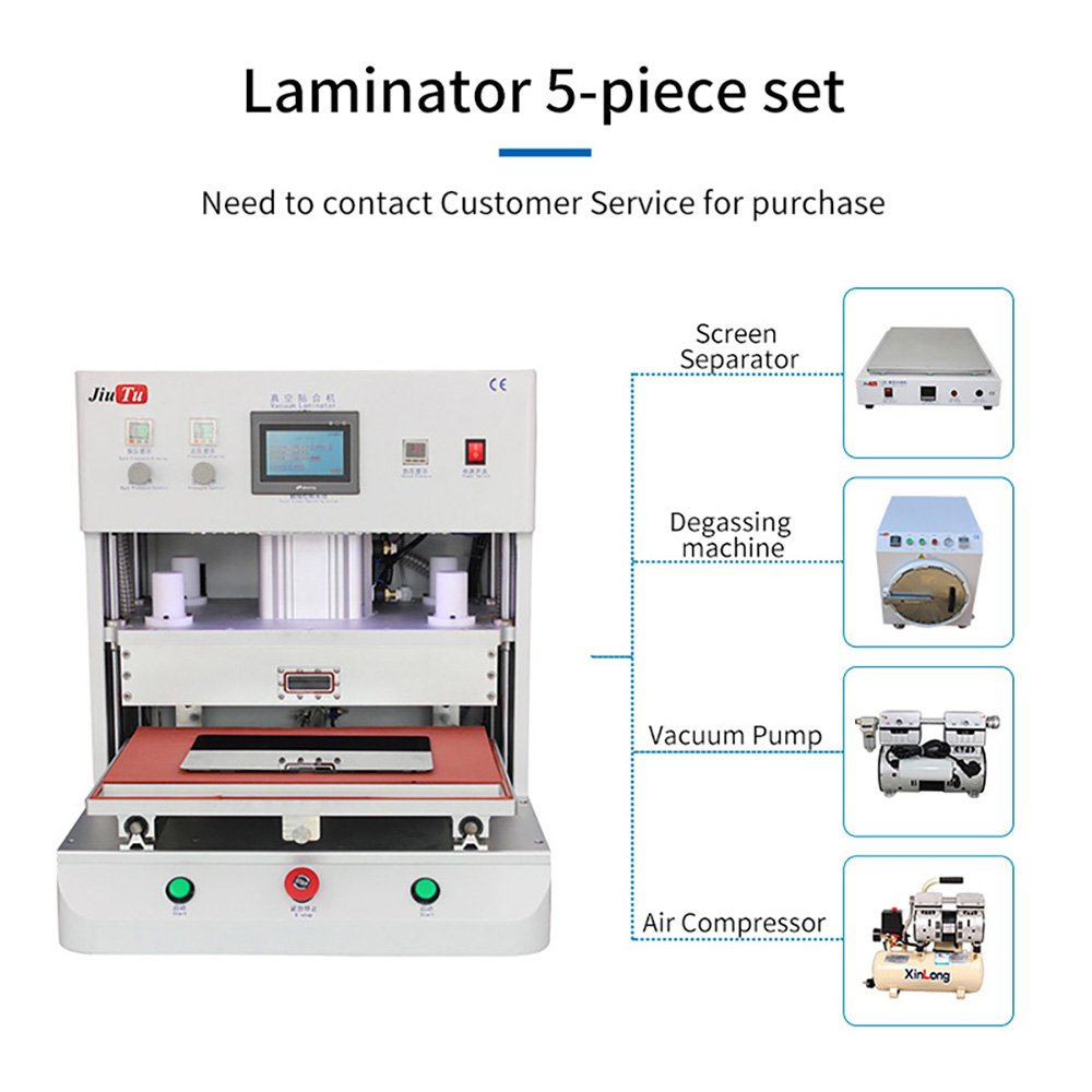 Tablets Phone OLED Edge LCD Screen Glass Replace Equipment Vacuum OCA Lamination Machine Price