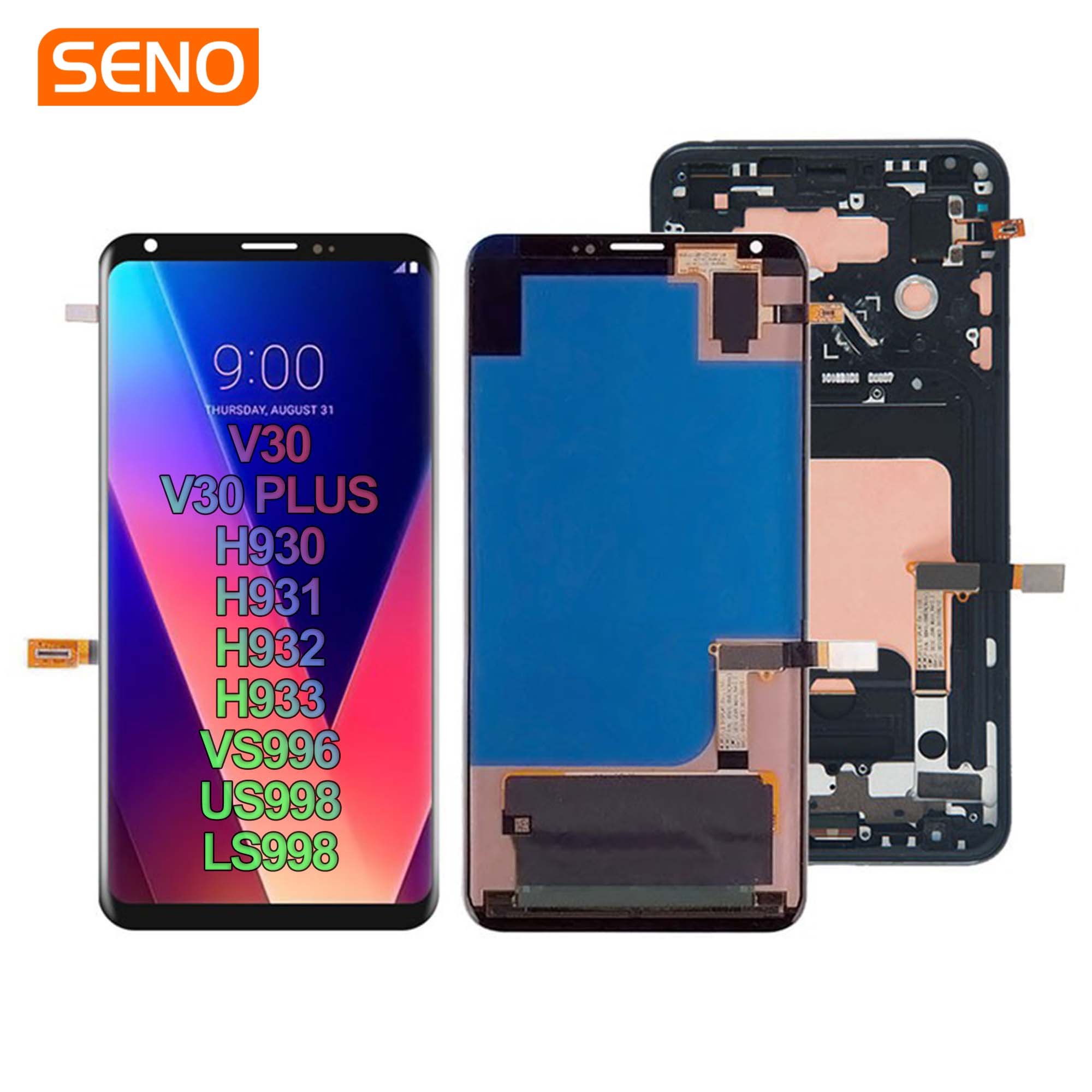 Factory Wholesale Mobile Phone Lcd Screen Display for LG V10 V20 V30 V40 V50 V60 H900 H910 H930 Display Touch Screen Replacement