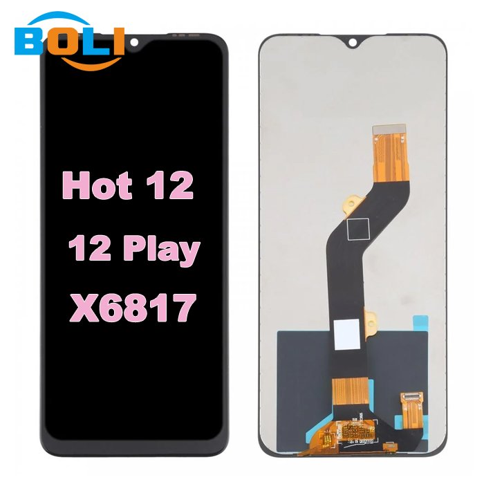 Factory Price Mobile Phone LCD Screen For Tecno Infinix Hot 12 Hot 12 Play X6817 Note 12i X6816 Display for Infinix LCD Screen