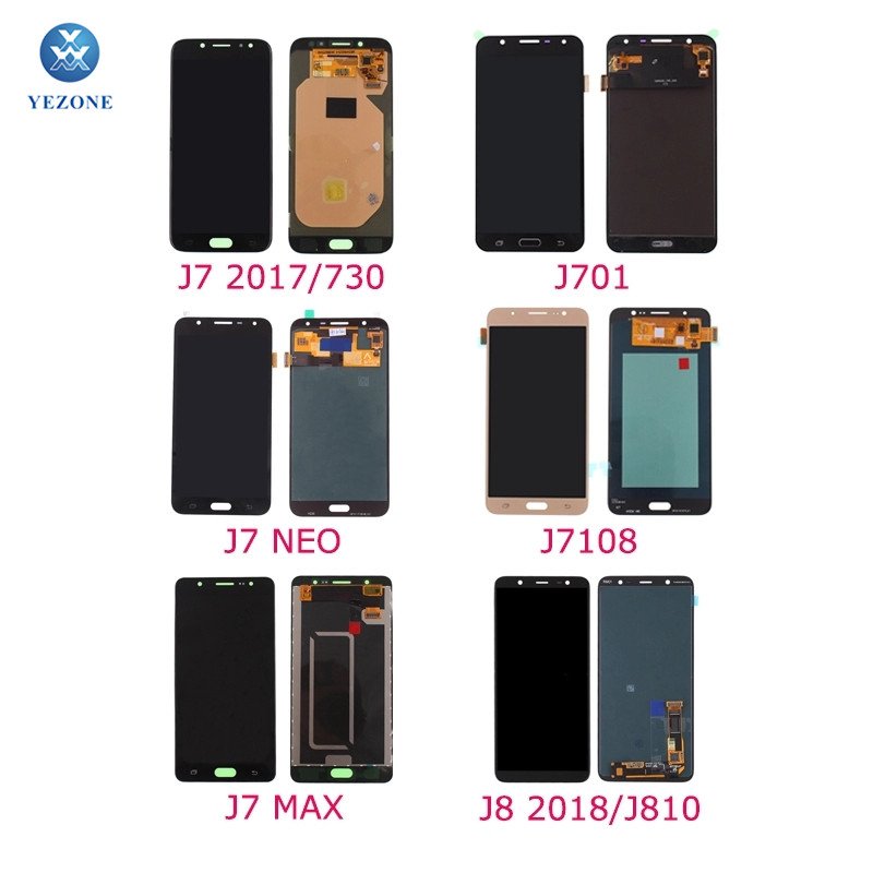 Mobile phone lcds for samsung j1 j120 j2 j250 j320 j4 j5 j530 j5 prime j6 j7 j730 j8 lcd pantallas de celular