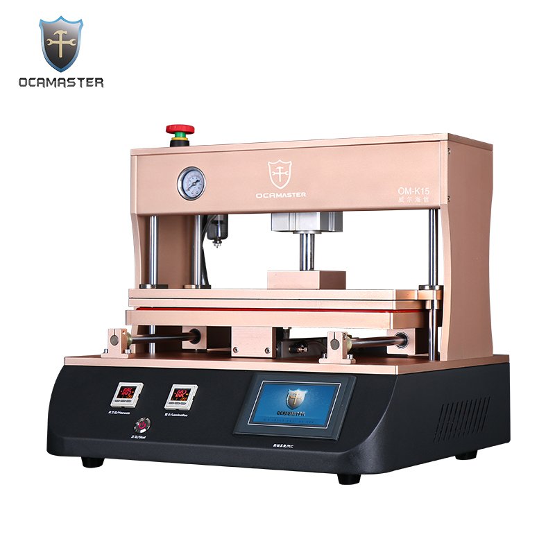 OCAmaster LCD Lamination Machine OM-K15 LCD Laminating OCA Lamination Machine with outside vacuum pump for All Screens Repairing