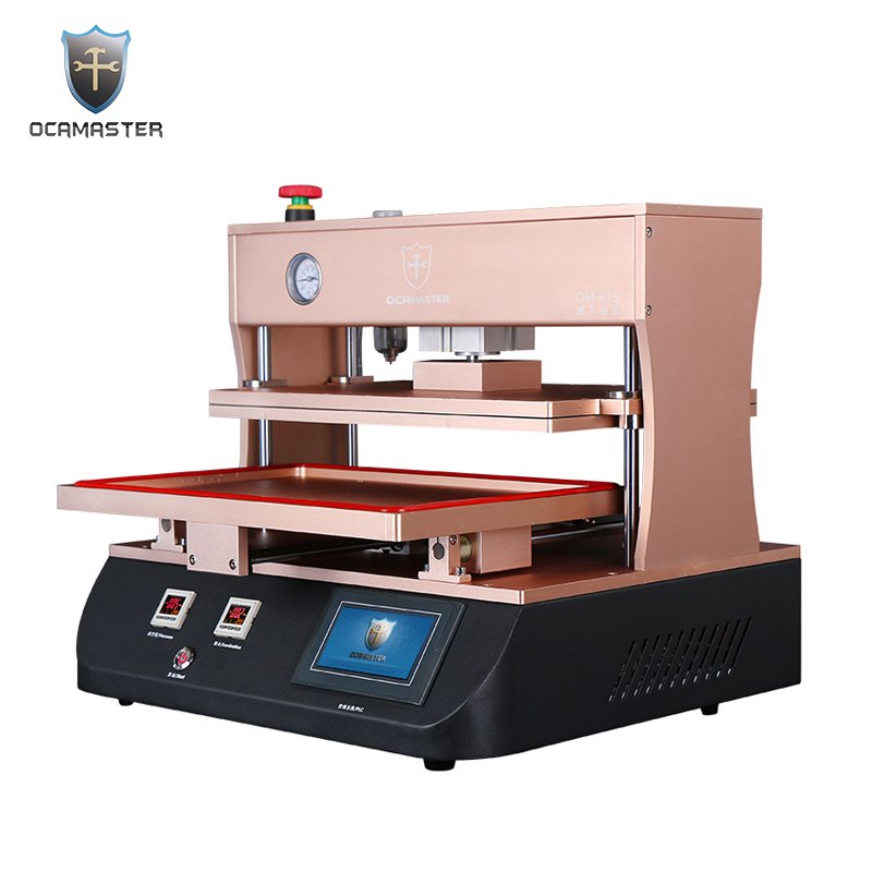OCAmaster LCD Lamination Machine OM-K15 LCD Laminating OCA Lamination Machine with outside vacuum pump for All Screens Repairing