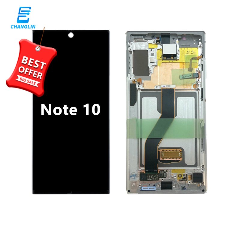 mobile phone lcds for samsung displays screen producer For Samsung Note 10 screen replacement