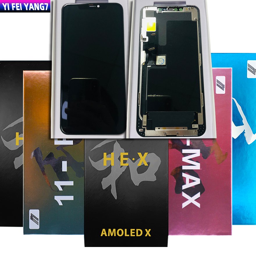 2023 Best Sale HE OLED Lcd Display Touch Screen Digitizer Assembly For IPhone X LCD XS Xs Max 11Pro 12 13 Replacement Parts LCD