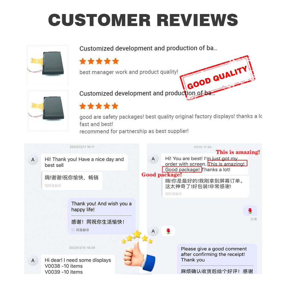 0.96/1.3/1.5/1.44/1.54/1.77/10.1 LCD Panel Smart Watch Display TFT Lcd Outdoor Automotive Display Screen Wide Temp Lcd Module