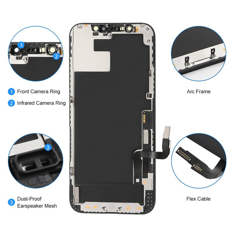 Newest incell For iPhone 12 12pro LCD display touch screen assembly For iPhone 12mini 12 pro max lcd screen