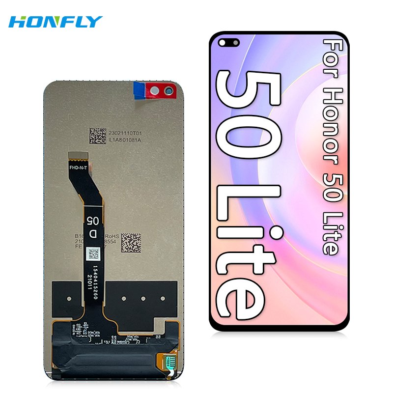 Honfly Good quality mobile phone lcd For honor 50 lite lcd touch screen display For NTN-L22 NTN-LX1 NTN-LX3 screen Replacement