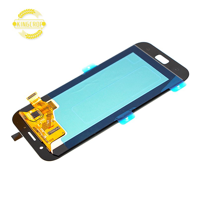 Super Amoled For Samsung Galaxy A7 2017 A720 Mobile Phone LCD,For Galaxy A720 Screen,For Samsung A7 2017 Display With Frame Part
